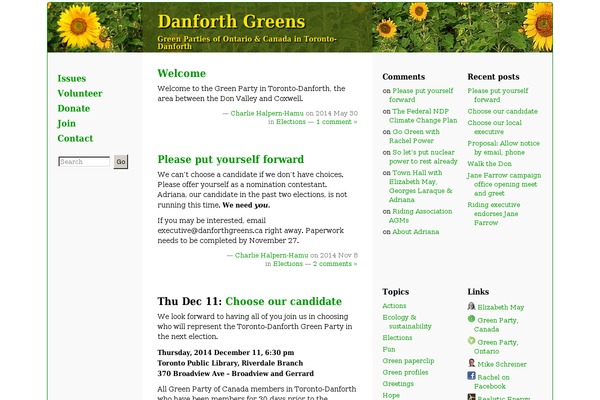 WordPress website example screenshot