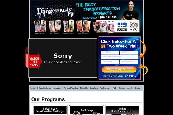 fitnesspro theme websites examples
