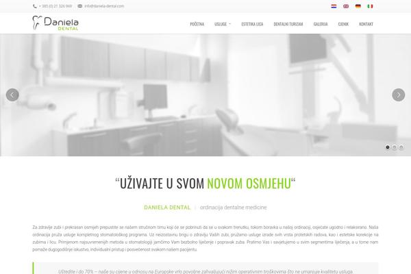 Savia theme site design template sample