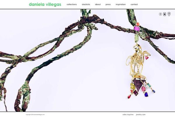 danielavillegas.com site used Dvtheme