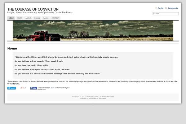 WordPress website example screenshot