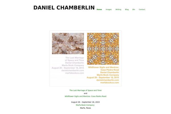 danielchamberlin.com site used Chambo