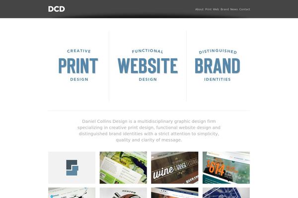 danielcollinsdesign.com site used Dcd