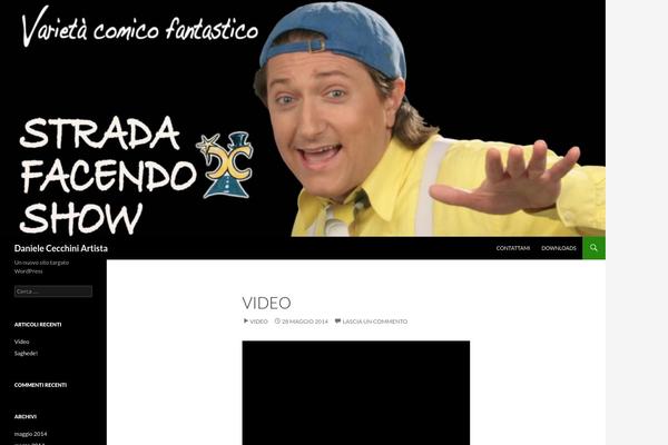 Twenty Fourteen theme site design template sample