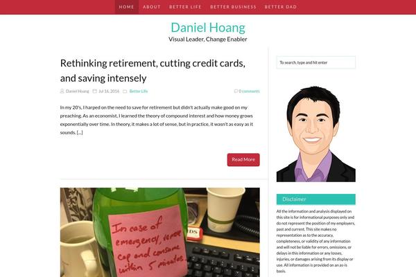 WordPress website example screenshot