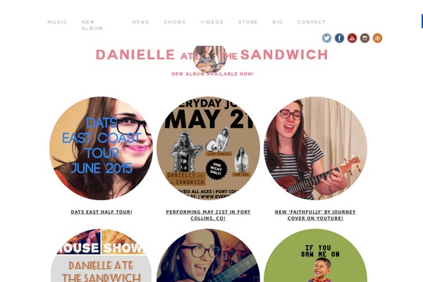 danielleatethesandwich.com site used Circlesthemeres