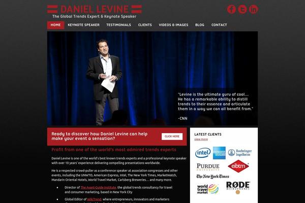 daniellevine.com site used Daniel-responsive