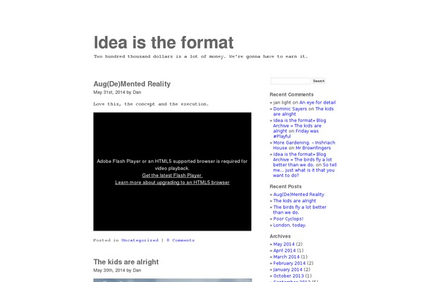 minimalism theme site design template sample