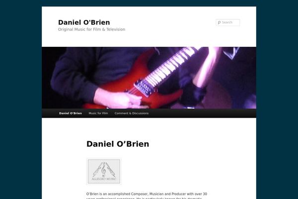 Twenty Eleven theme site design template sample