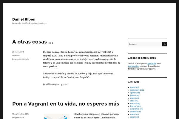 danielribes.com site used Dr2014