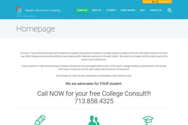Education-child theme site design template sample