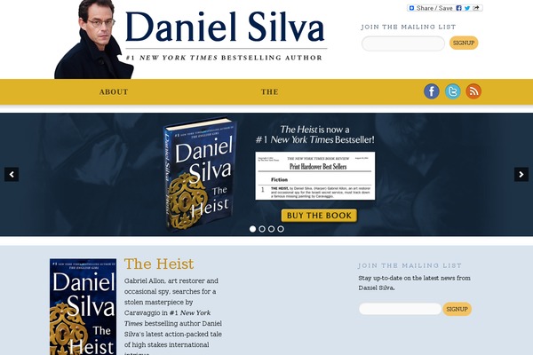danielsilvabooks.com site used Silva.white