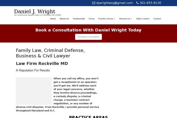 Barrister theme site design template sample