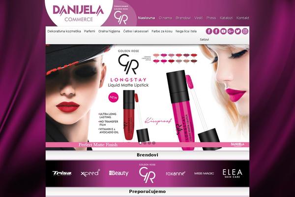 danijela-commerce.com site used Danijela