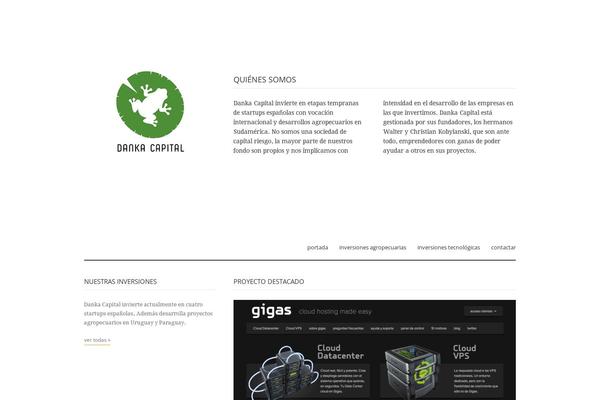 WordPress website example screenshot