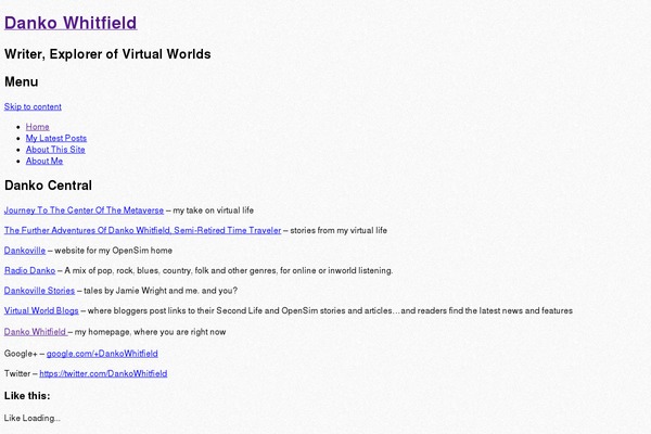 WordPress website example screenshot
