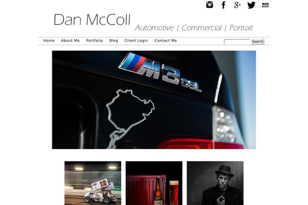 Prophoto4 theme site design template sample