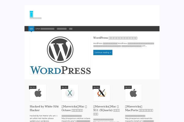 WordPress website example screenshot