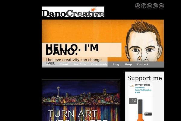 danocreative.com site used The-art-gallery