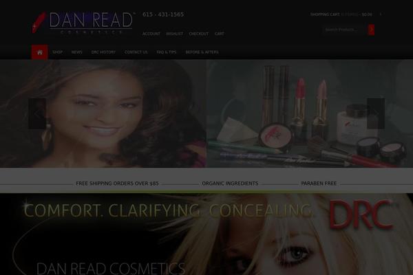 danreadcosmetics.com site used Dresscodewp