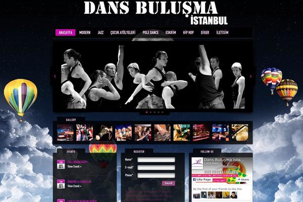 Dancefloorv3 theme site design template sample