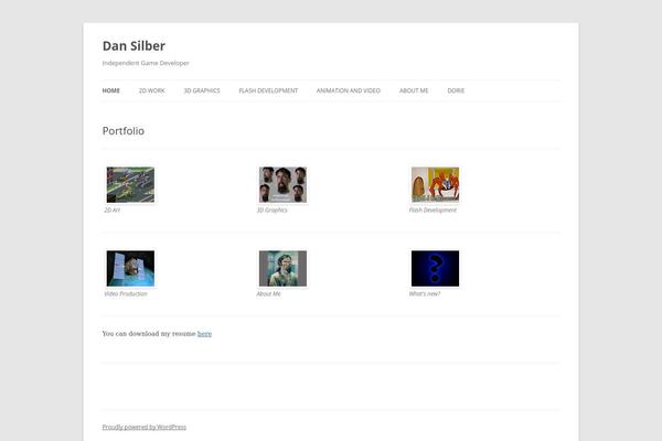 WordPress website example screenshot