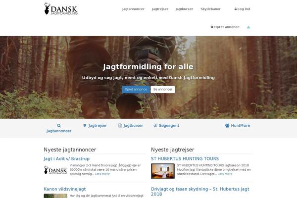 danskjagtformidling.dk site used Danskjagtformidling