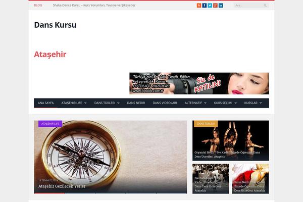 SmartMag theme site design template sample