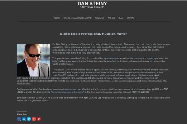 Personality theme site design template sample