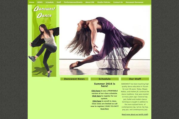 WordPress website example screenshot