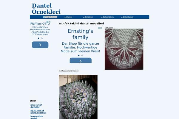 dantelorneklerisitesi.com site used Ctr