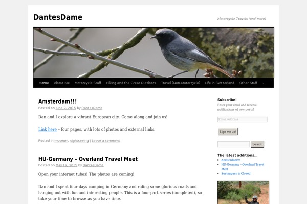 Twenty Ten theme site design template sample
