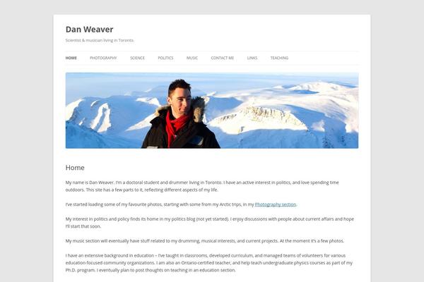 WordPress website example screenshot