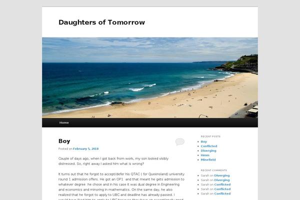Twenty Eleven theme site design template sample