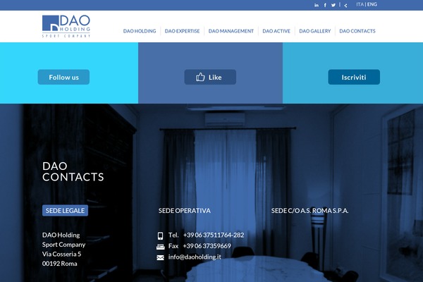 daoholding.it site used Dao