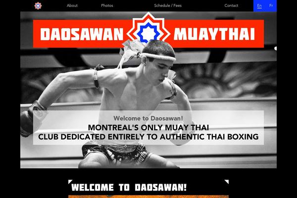 daosawanmuaythai.ca site used Daosawan_theme