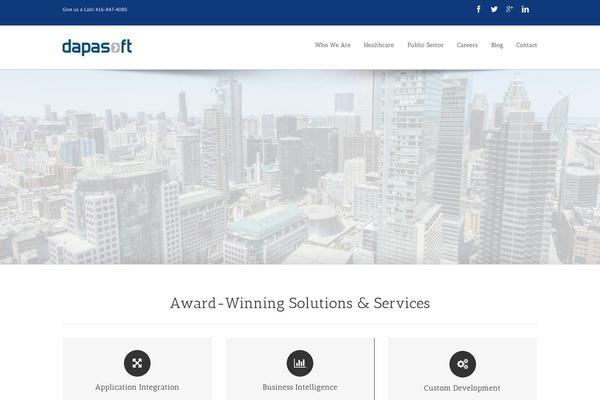 WordPress website example screenshot