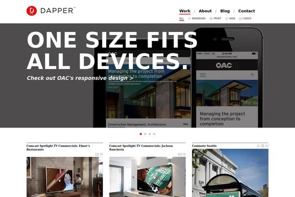 WordPress website example screenshot