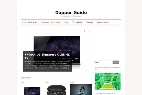 dapperguide.com site used Originmag