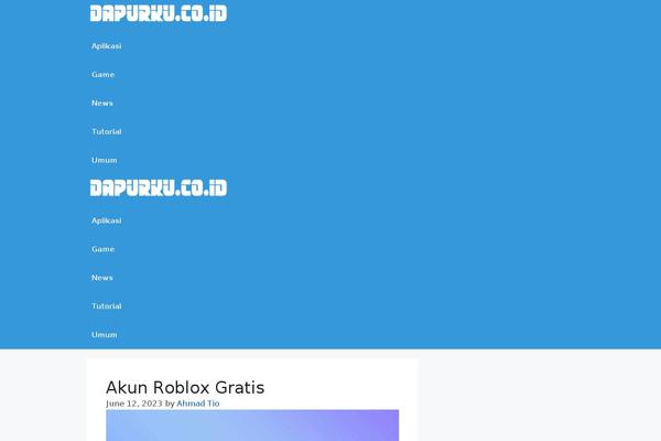 WordPress website example screenshot