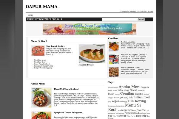 dapurmama.com site used Newsmagazinetheme640