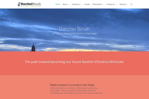 Divi theme site design template sample
