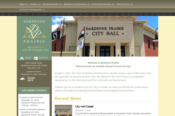 dardenneprairie.org site used Dardenne