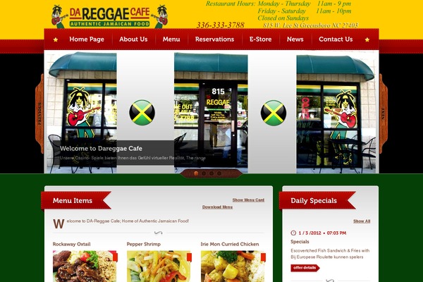 dareggaecafe.com site used Da-reggae-cafe