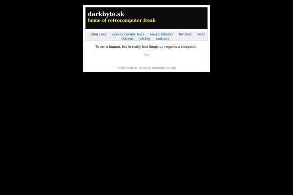darkbyte.sk site used Sixhours