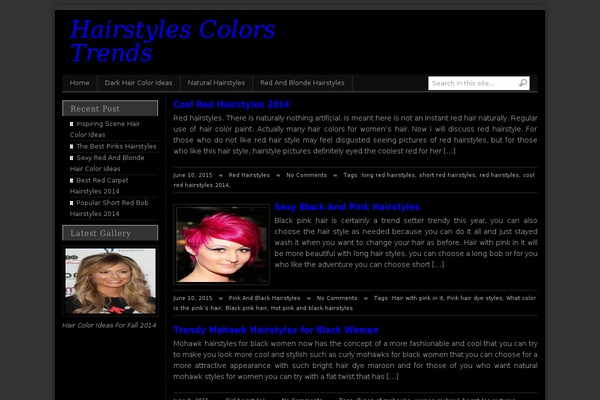 darkhairstyles.com site used Bluebird