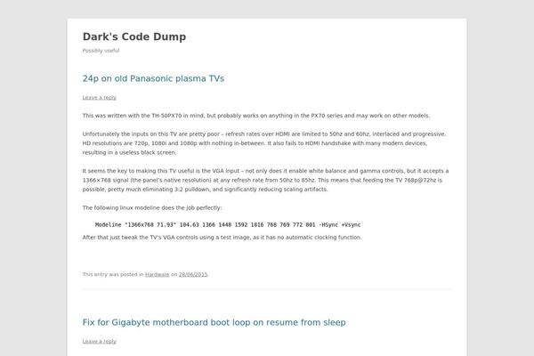 Twenty Twelve theme site design template sample