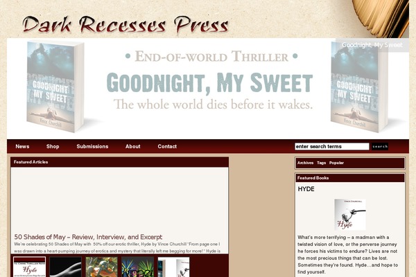 darkrecessespress.com site used Wp-smooth-basic