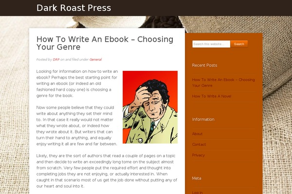 WordPress website example screenshot