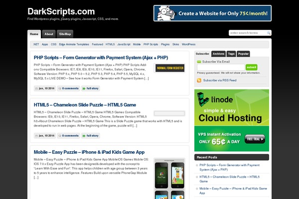 Wp Chatter theme site design template sample